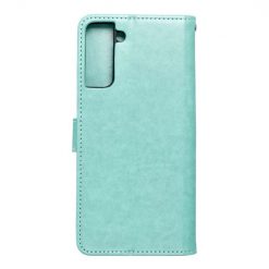 Lacné Kryty | Peňaženkové puzdro Mezzo mandala zelené – Samsung Galaxy S21 | Lacné Kryty