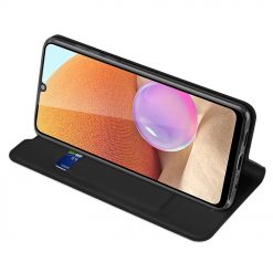 Lacné Kryty | Peňaženkové puzdro Dux Ducis Skin Pro čierne – Samsung Galaxy A32 (4G) | Lacné Kryty