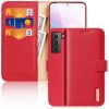 Lacné Kryty | Kožené peňaženkové puzdro Dux Ducis Hivo čierne – Samsung Galaxy S21+ (S21 Plus) | Lacné Kryty