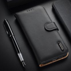 Kožené peňaženkové puzdro Dux Ducis Hivo čierne – Samsung Galaxy S21 Ultra | Lacné Kryty Lacné Kryty | Kožené peňaženkové puzdro Dux Ducis Hivo čierne – Samsung Galaxy S21 Ultra | Lacné Kryty