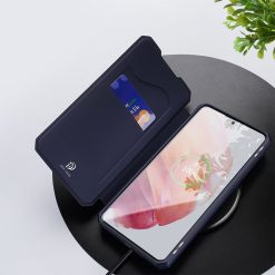 Peňaženkové puzdro Dux Ducis Skin X modré – Samsung Galaxy S21 | Lacné Kryty Lacné Kryty | Peňaženkové puzdro Dux Ducis Skin X modré – Samsung Galaxy S21 | Lacné Kryty