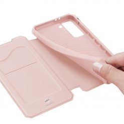 Peňaženkové puzdro Dux Ducis Skin X ružové – Samsung Galaxy S21+ (S21 Plus) | Lacné Kryty Lacné Kryty | Peňaženkové puzdro Dux Ducis Skin X ružové – Samsung Galaxy S21+ (S21 Plus) | Lacné Kryty