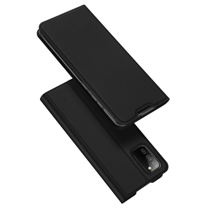 Lacné Kryty | Peňaženkové puzdro Dux Ducis Skin Pro čierne – Samsung Galaxy A02s