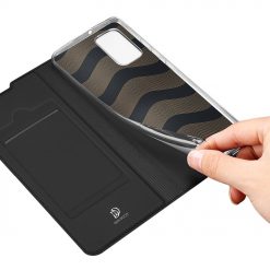Peňaženkové puzdro Dux Ducis Skin Pro čierne – Samsung Galaxy A02s | Lacné Kryty Lacné Kryty | Peňaženkové puzdro Dux Ducis Skin Pro čierne – Samsung Galaxy A02s | Lacné Kryty