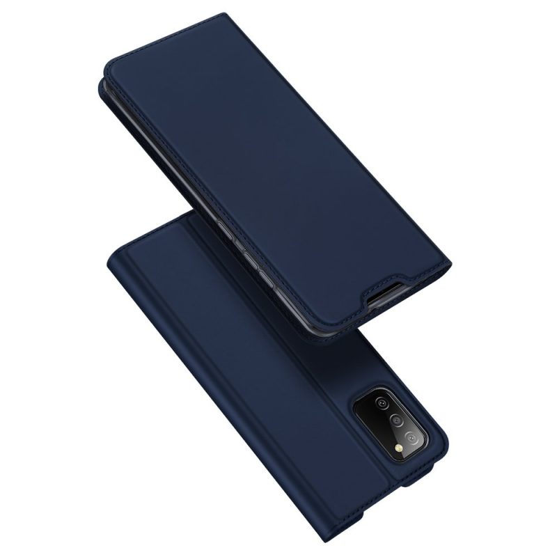 Peňaženkové puzdro Dux Ducis Skin Pro modré – Samsung Galaxy A02s