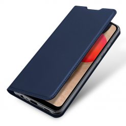 Peňaženkové puzdro Dux Ducis Skin Pro modré – Samsung Galaxy A02s | Lacné Kryty Lacné Kryty | Peňaženkové puzdro Dux Ducis Skin Pro modré – Samsung Galaxy A02s | Lacné Kryty