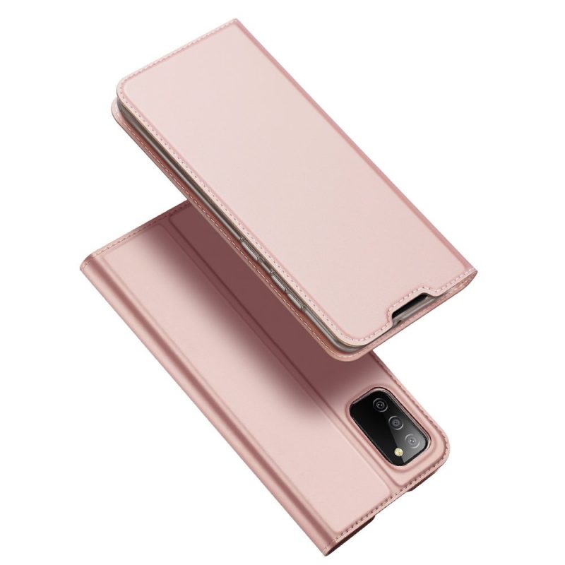Lacné Kryty | Peňaženkové puzdro Dux Ducis Skin Pro ružové – Samsung Galaxy A02s