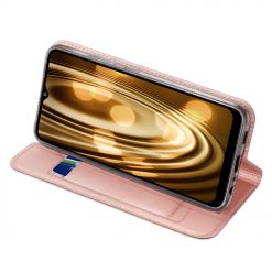 Lacné Kryty | Peňaženkové puzdro Dux Ducis Skin Pro ružové – Samsung Galaxy A02s | Lacné Kryty