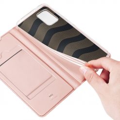 Lacné Kryty | Peňaženkové puzdro Dux Ducis Skin Pro ružové – Samsung Galaxy A02s | Lacné Kryty