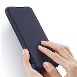 Lacné Kryty | Peňaženkové puzdro Dux Ducis Skin X modré – Samsung Galaxy A12 / M12 | Lacné Kryty