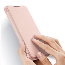 Peňaženkové puzdro Dux Ducis Skin X ružové – Samsung Galaxy A12 / M12 | Lacné Kryty Lacné Kryty | Peňaženkové puzdro Dux Ducis Skin X ružové – Samsung Galaxy A12 / M12 | Lacné Kryty