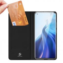 Peňaženkové puzdro Dux Ducis Skin Pro čierne – Xiaomi Mi 11 | Lacné Kryty Lacné Kryty | Peňaženkové puzdro Dux Ducis Skin Pro čierne – Xiaomi Mi 11 | Lacné Kryty