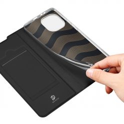 Peňaženkové puzdro Dux Ducis Skin Pro čierne – Xiaomi Mi 11 | Lacné Kryty Lacné Kryty | Peňaženkové puzdro Dux Ducis Skin Pro čierne – Xiaomi Mi 11 | Lacné Kryty