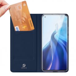 Lacné Kryty | Peňaženkové puzdro Dux Ducis Skin Pro modré – Xiaomi Mi 11 | Lacné Kryty