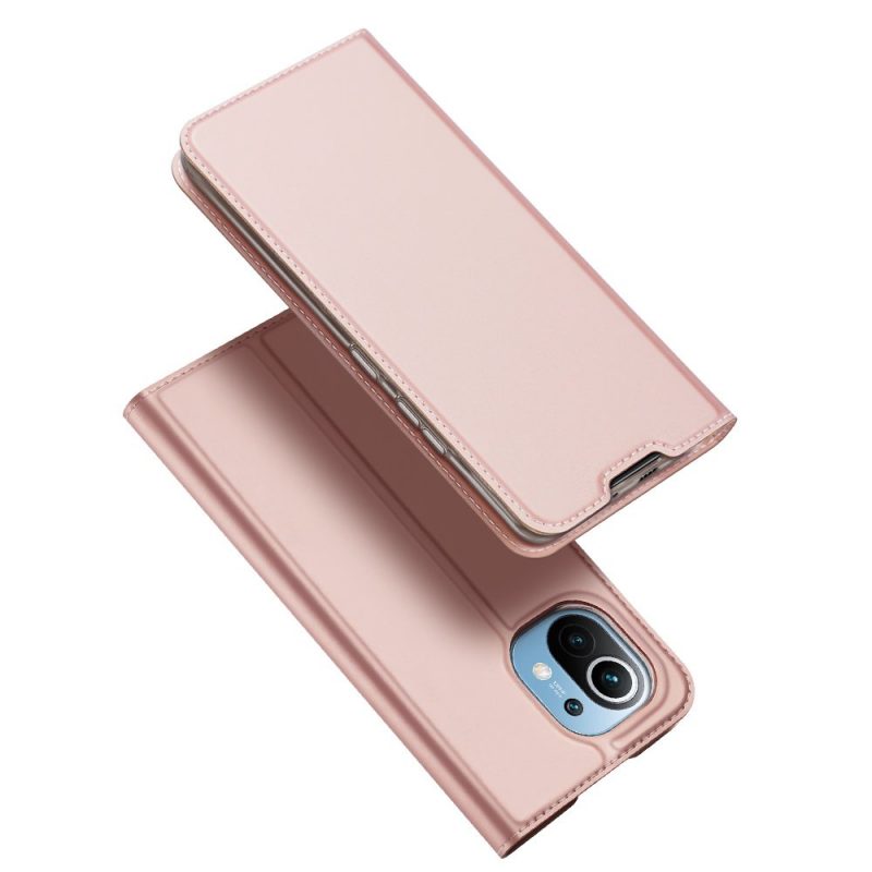 Peňaženkové puzdro Dux Ducis Skin Pro ružové – Xiaomi Mi 11