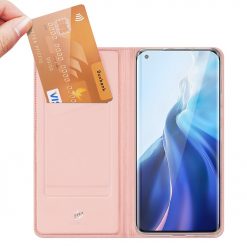 Lacné Kryty | Peňaženkové puzdro Dux Ducis Skin Pro ružové – Xiaomi Mi 11 | Lacné Kryty