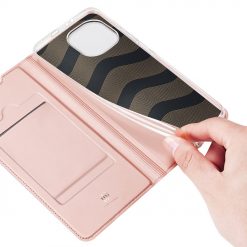 Lacné Kryty | Peňaženkové puzdro Dux Ducis Skin Pro ružové – Xiaomi Mi 11 | Lacné Kryty