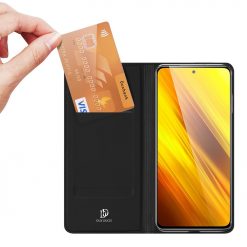 Peňaženkové puzdro Dux Ducis Skin Pro čierne – Xiaomi Poco X3 NFC | Lacné Kryty Lacné Kryty | Peňaženkové puzdro Dux Ducis Skin Pro čierne – Xiaomi Poco X3 NFC | Lacné Kryty
