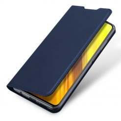 Lacné Kryty | Peňaženkové puzdro Dux Ducis Skin Pro modré – Xiaomi Poco X3 NFC | Lacné Kryty