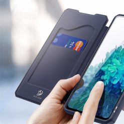 Lacné Kryty | Peňaženkové puzdro Dux Ducis Skin X modré – Samsung Galaxy S20 FE | Lacné Kryty