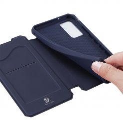 Lacné Kryty | Peňaženkové puzdro Dux Ducis Skin X modré – Samsung Galaxy S20 FE | Lacné Kryty
