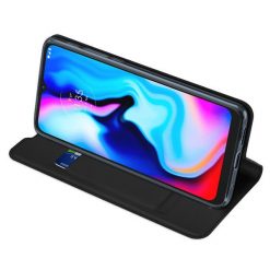 Lacné Kryty | Peňaženkové puzdro Dux Ducis Skin Pro čierne – Motorola Moto G9 Play / Moto E7 Plus | Lacné Kryty