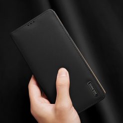 Lacné Kryty | Kožené peňaženkové puzdro Dux Ducis Wish čierne – Samsung Galaxy Note 20 Ultra | Lacné Kryty
