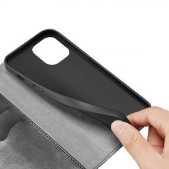 Peňaženkové puzdro Dux Ducis Kado čierne – Apple iPhone 12 Mini | Lacné Kryty Lacné Kryty | Peňaženkové puzdro Dux Ducis Kado čierne – Apple iPhone 12 Mini | Lacné Kryty