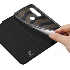 Lacné Kryty | Peňaženkové puzdro Dux Ducis Skin Pro čierne – Huawei Y6p | Lacné Kryty