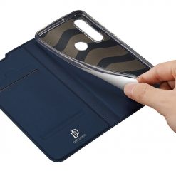Lacné Kryty | Peňaženkové puzdro Dux Ducis Skin Pro modré – Huawei Y6p | Lacné Kryty