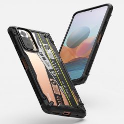 Odolný kryt Ringke Fusion X Ticket Band transparentno-čierny – Xiaomi Redmi Note 10 Pro | Lacné Kryty Lacné Kryty | Odolný kryt Ringke Fusion X Ticket Band transparentno-čierny – Xiaomi Redmi Note 10 Pro | Lacné Kryty