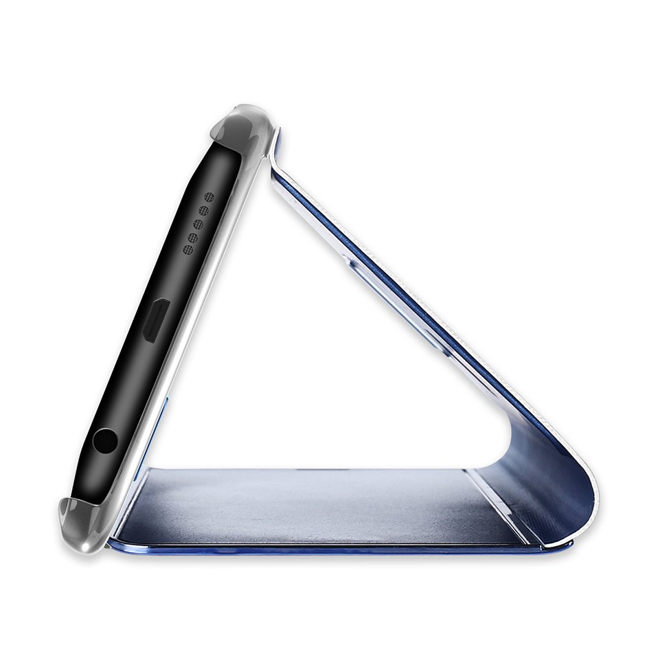 Priehľadný kryt Clear View Case modrý – Xiaomi Redmi Note 10 / Note 10S | Lacné Kryty Lacné Kryty | Priehľadný kryt Clear View Case modrý – Xiaomi Redmi Note 10 / Note 10S | Lacné Kryty