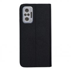 Lacné Kryty | Peňaženkové puzdro Smart Senso čierne – Xiaomi Redmi Note 10 Pro | Lacné Kryty
