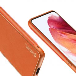Lacné Kryty | Zadný kryt Dux Ducis Yolo oranžový – Samsung Galaxy S21 | Lacné Kryty