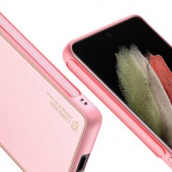 Lacné Kryty | Zadný kryt Dux Ducis Yolo ružový – Samsung Galaxy S21 Ultra | Lacné Kryty