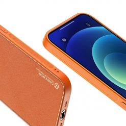 Lacné Kryty | Zadný kryt Dux Ducis Yolo oranžový – Apple iPhone 12 | Lacné Kryty