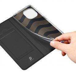 Lacné Kryty | Peňaženkové puzdro Dux Ducis Skin Pro čierne – Xiaomi Mi 11 Lite | Lacné Kryty