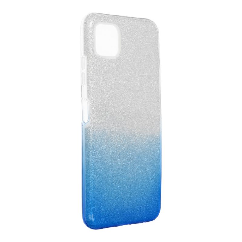 Ligotavý Kryt Forcell Shining transparentno-modrý – Samsung Galaxy A22 5G