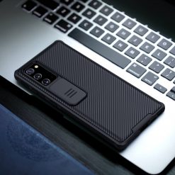 Lacné Kryty | Zadný kryt Nillkin CamShield čierny – Samsung Galaxy Note 20 | Lacné Kryty