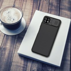 Lacné Kryty | Zadný kryt Nillkin CamShield čierny – Samsung Galaxy A22 5G | Lacné Kryty