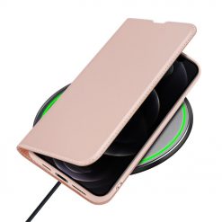 Peňaženkové puzdro Dux Ducis Skin Pro ružové – Apple iPhone 13 Pro Max | Lacné Kryty Lacné Kryty | Peňaženkové puzdro Dux Ducis Skin Pro ružové – Apple iPhone 13 Pro Max | Lacné Kryty