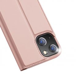 Lacné Kryty | Peňaženkové puzdro Dux Ducis Skin Pro ružové – Apple iPhone 13 Mini | Lacné Kryty