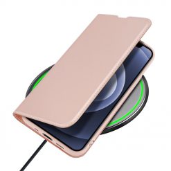 Lacné Kryty | Peňaženkové puzdro Dux Ducis Skin Pro ružové – Apple iPhone 13 Mini | Lacné Kryty