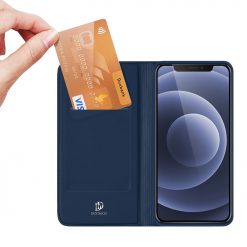 Peňaženkové puzdro Dux Ducis Skin Pro modré – Apple iPhone 13 | Lacné Kryty Lacné Kryty | Peňaženkové puzdro Dux Ducis Skin Pro modré – Apple iPhone 13 | Lacné Kryty