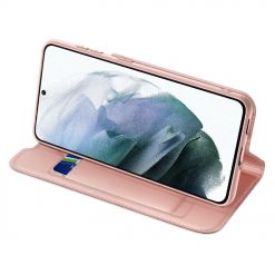 Peňaženkové puzdro Dux Ducis Skin Pro ružové – Samsung Galaxy S21 FE | Lacné Kryty Lacné Kryty | Peňaženkové puzdro Dux Ducis Skin Pro ružové – Samsung Galaxy S21 FE | Lacné Kryty