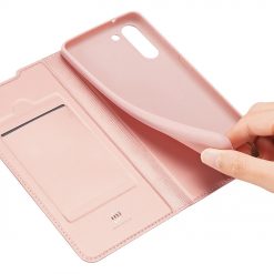 Peňaženkové puzdro Dux Ducis Skin Pro ružové – Samsung Galaxy S21 FE | Lacné Kryty Lacné Kryty | Peňaženkové puzdro Dux Ducis Skin Pro ružové – Samsung Galaxy S21 FE | Lacné Kryty