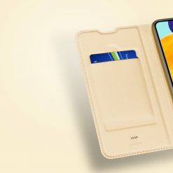 Peňaženkové puzdro Dux Ducis Skin Pro zlaté – Samsung Galaxy A03s | Lacné Kryty Lacné Kryty | Peňaženkové puzdro Dux Ducis Skin Pro zlaté – Samsung Galaxy A03s | Lacné Kryty