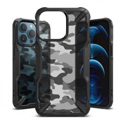 Odolný kryt Ringke Fusion X maskáčovo-čierny – Apple iPhone 13 Pro Max | Lacné Kryty Lacné Kryty | Odolný kryt Ringke Fusion X maskáčovo-čierny – Apple iPhone 13 Pro Max | Lacné Kryty