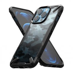Odolný kryt Ringke Fusion X maskáčovo-čierny – Apple iPhone 13 Pro | Lacné Kryty Lacné Kryty | Odolný kryt Ringke Fusion X maskáčovo-čierny – Apple iPhone 13 Pro | Lacné Kryty