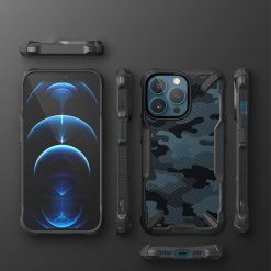 Odolný kryt Ringke Fusion X maskáčovo-čierny – Apple iPhone 13 Pro | Lacné Kryty Lacné Kryty | Odolný kryt Ringke Fusion X maskáčovo-čierny – Apple iPhone 13 Pro | Lacné Kryty